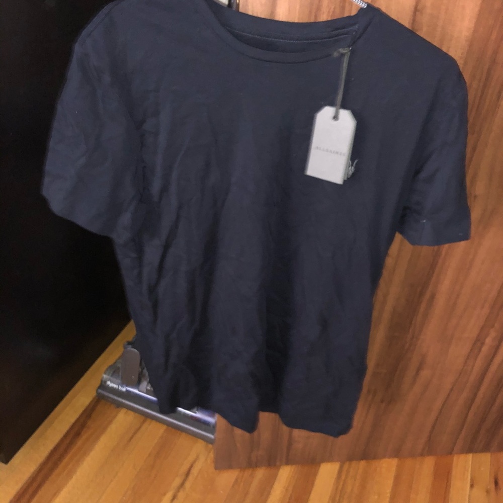 BRAND NEW WITH TAG ALL SAINTS BLACK T SHIRT SIZE M